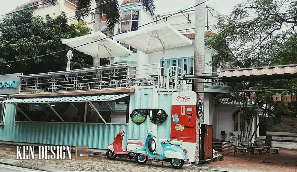 Thiết kế quán cafe đẹp khu hồ Tây